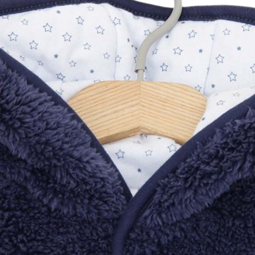 Enterito Osito Bebe Peluche Azul Invierno De 0 A 12 Meses Azul 3-6 M