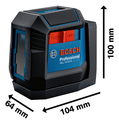 Nível Laser 2 Linhas Gll12-22g Bosch Profiss + Tripé E Acess
