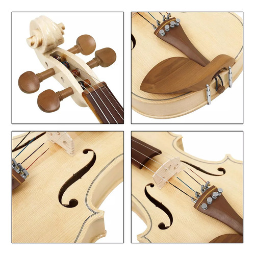 Kits De Violín 4/4 De Tamaño Completo Para