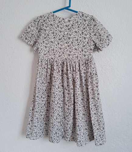 Vestido Niña Talle 6 De Pappolino Floreada, Cataleya (Usado)