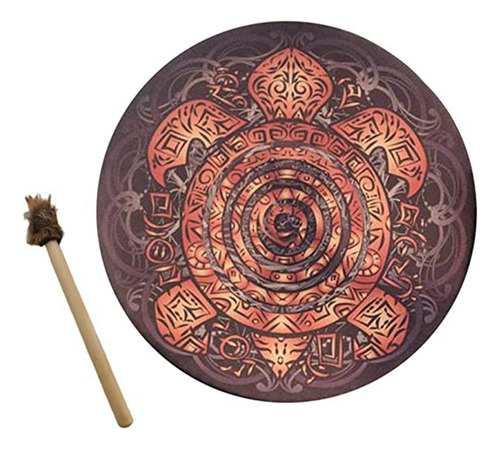 Shamanic Drums, 10 Inch Tree Decorative Design