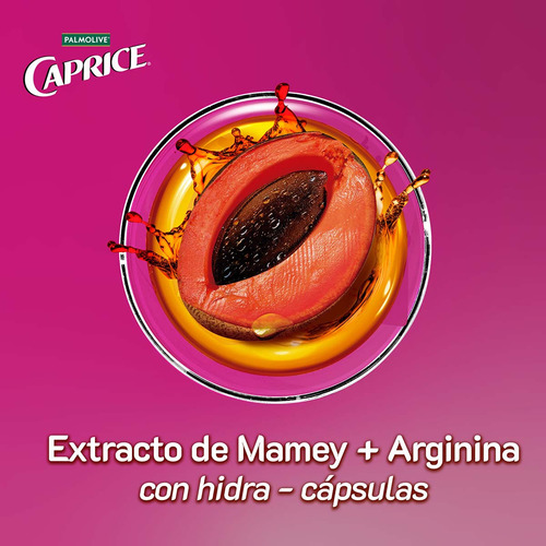 Shampoo Caprice Control Caída Mamey + Arginina 750 Ml