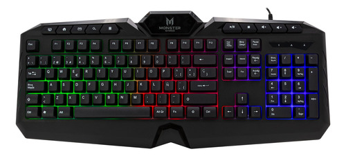 Teclado Gamer Monster Onset Rgb - Revogames