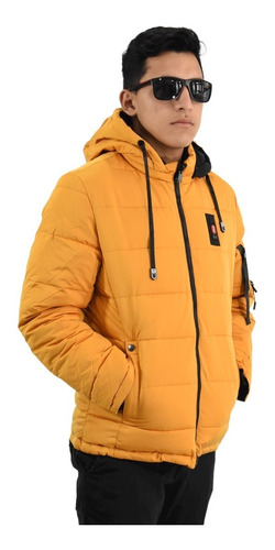 Campera Hombre Invierno Impermeable Reversible Lyd 1951