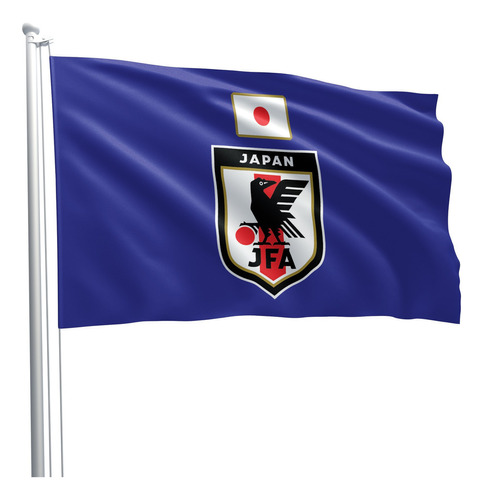 Bandeira Seleção Time Futebol Japão Copa 80x140cm Poliéster