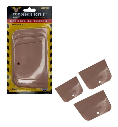 Set De Espatulas 3pza (4-5-6 ) Security