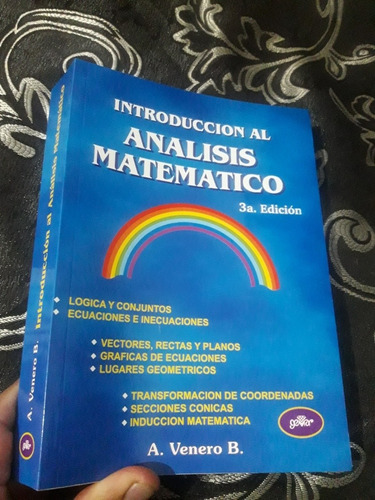 Libro Introducción Al Análisis Matemático Armando Venero