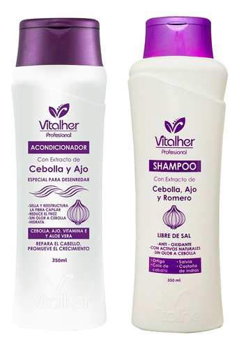  Vitalher Shampoo Acondicionador Cebolla - G