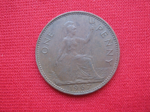 Gran Bretaña 1 Penny Varios Años Reina Elizabeth Ii (Usado)
