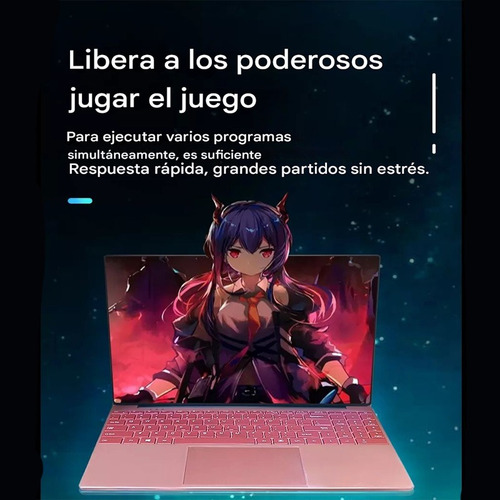 Más Barato Laptop N4000 Celeron 8gb+512ssd 15.6 Oficina Rosa Rosa