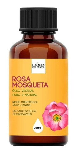  Óleo Vegetal De Rosa Mosqueta - 60ml Puro E Natural