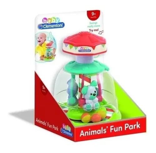 Trompo Carrucel Baby Clementoni Juguete Animales Infantil
