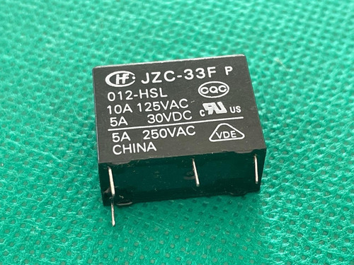 400x Rele Jzc-33f-012-hsl 12v 10amp 4 Terminais