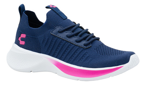 Tenis Charly Para Dama Running Comodos Marino Fiusha