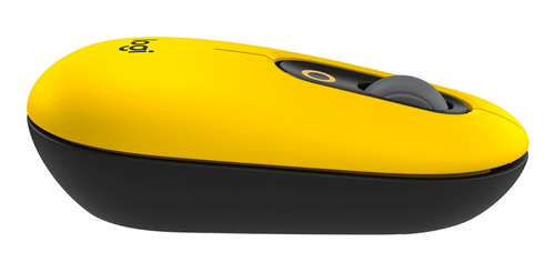 Imagen 1 de 10 de Mouse Logitech Pop Wireless Black Yellow Usb Bluetooth !