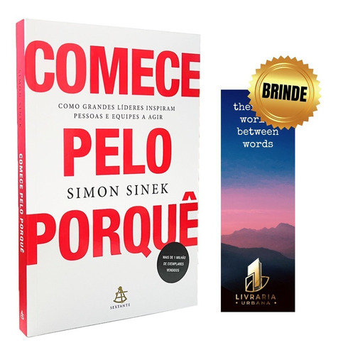 Imagem 1 de 2 de Livro Comece Pelo Porquê - Simon Sinek Novo Lacrado + Brinde