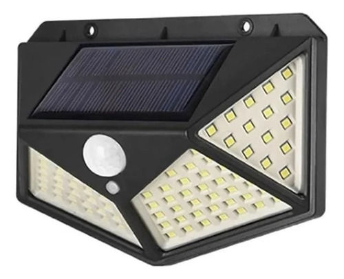 Kit 4 Luminárias Solares Economizadoras Sensor De Presença 