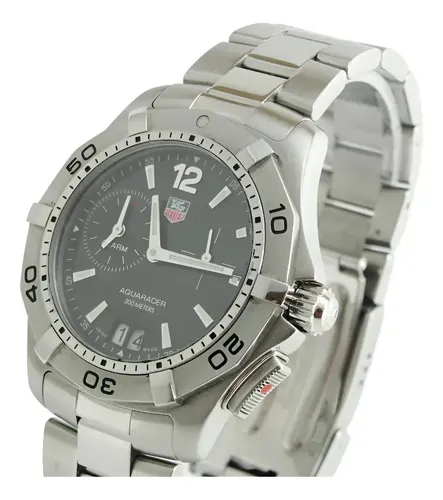 Relógio Tag Heuer Aquaracer Alarme - Waf111z - Original