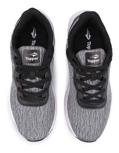 Imagen 4 de 7 de Zapatillas Topper Running Hombre Core Negro-gris-blanco Cli