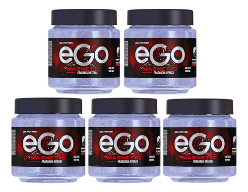 5 Gel Para Cabello Ego Magnetic 200ml