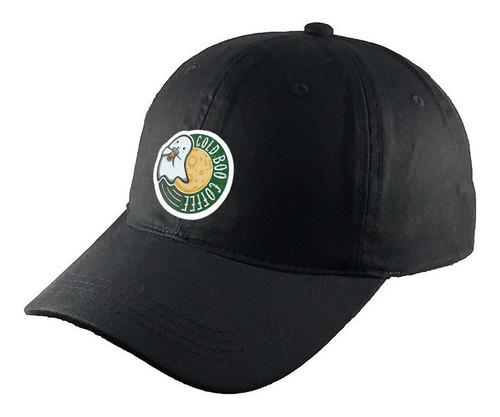 Gorra Clasica Algodón Negra Café Logo R559