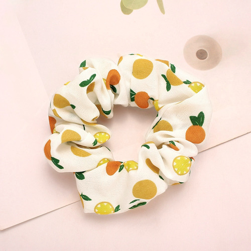 12 Scrunchies Liga Para El Pelo De Flores Accesorios Cabello