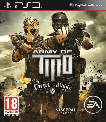 Jogo Army Of Two The Devils Cartel Ps3 Playstation Frete Grt