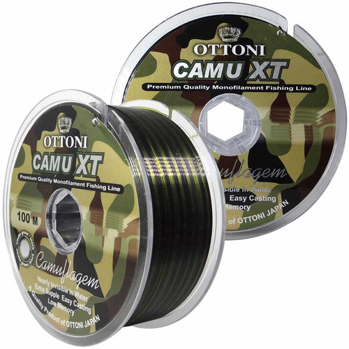 Imagem 1 de 4 de Linha Monofilamento Camu Xt 0,40mm - 100m - 43,1 Lb