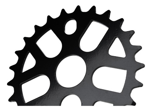 Imagen 4 de 5 de Plato Bmx Acero 25t Dientes ¡freestyle Street Park! Negro