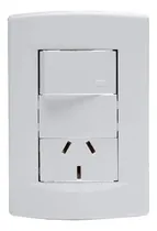Comprar Pack X 10 Llaves De Luz Punto Y Toma 10a Life Blanco Sica  