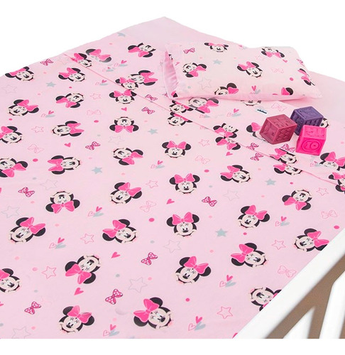 Sabanas De Camiseta Para Cuna Bebe Minnie Mouse Disney Baby