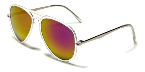 Gafas De Sol Sunglasses Lente Oscuro Redondas Piloto 13010