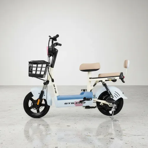 Bicicleta Elétrica Gts Super Power 500 12v 4 Cores - Sem Cnh Azul-claro