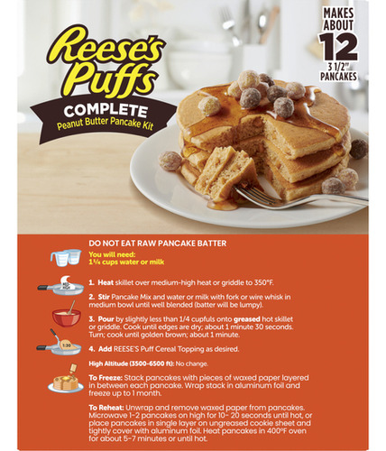 Cereal Reeses Puff 558g Y Harina Pancake Reeses 340g Usa