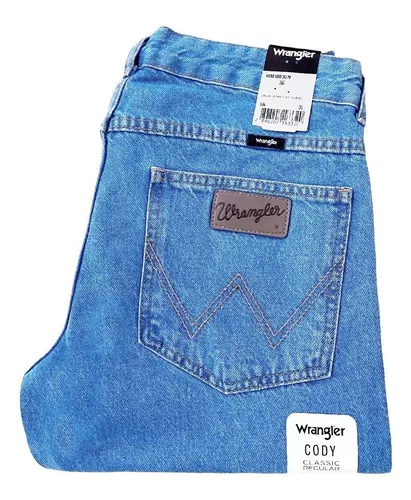 Calça Wrangler Jeans Reta 100% Algodão Masc Original Wm1003