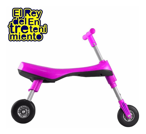 Imagen 4 de 6 de Moto Triciclo Andador P/ Niño Plegable Buggy Metal - El Rey