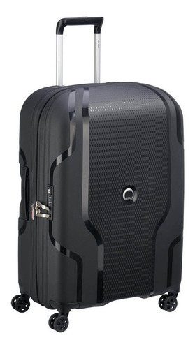 Valija Mediana Expandible 70 Cm. Delsey Clavel Color Negro