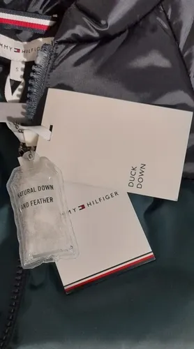 Tommy hilfiger bardot puffer top