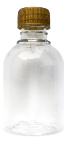 Mini Botella Corona Plástico Hotelera Con Tapa 40 Ml 100 Pzs