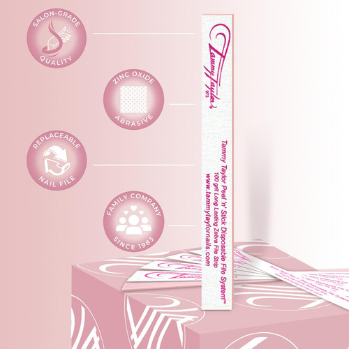 Tammy Taylor Grit Nail Files Para Uñas Acrílicas | Peel And
