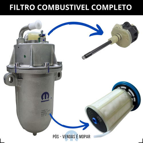 Filtro Combustível Completo Toro Renegade Compass Diesel