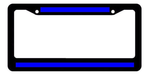 Bin Shang Reflectante Delgada Línea Azul Soporte Policía Neg