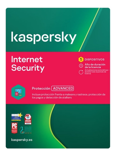 Kaspersky Internet Security 1 Pc 1 Año + Tienda + Garantía