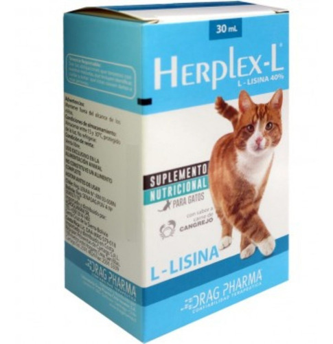 Herplex-l Suplemento Nutricional Para Gatos. Tps