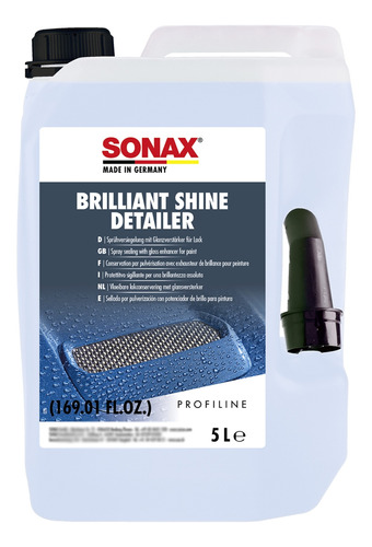 Abrillantador Brilliant Shine Detailer Sonax Bidon 5l