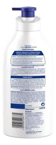 Crema Para Cuerpo Nivea Aclarado Natural En Dosificador 1000ml
