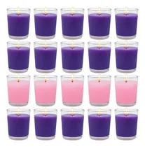 Comprar 15 Velas Votivas De Advent Purple Y 5 Pink Advent, Vela De C