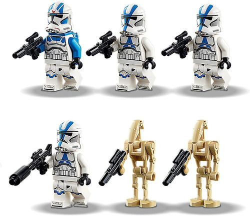 Imagen 12 de 12 de Lego® Star Wars - Soldados Clon De La Legión 501 (75280)