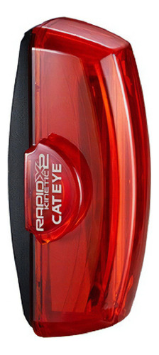Luz Bicicleta Cateye Trasera Tl-ld710k Flash Rapidx2 Kinetic Color Rojo