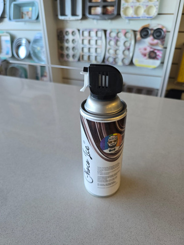 Choco Ice Gas Frio Spray Para Pegar Chocolate Por 440 Gr.